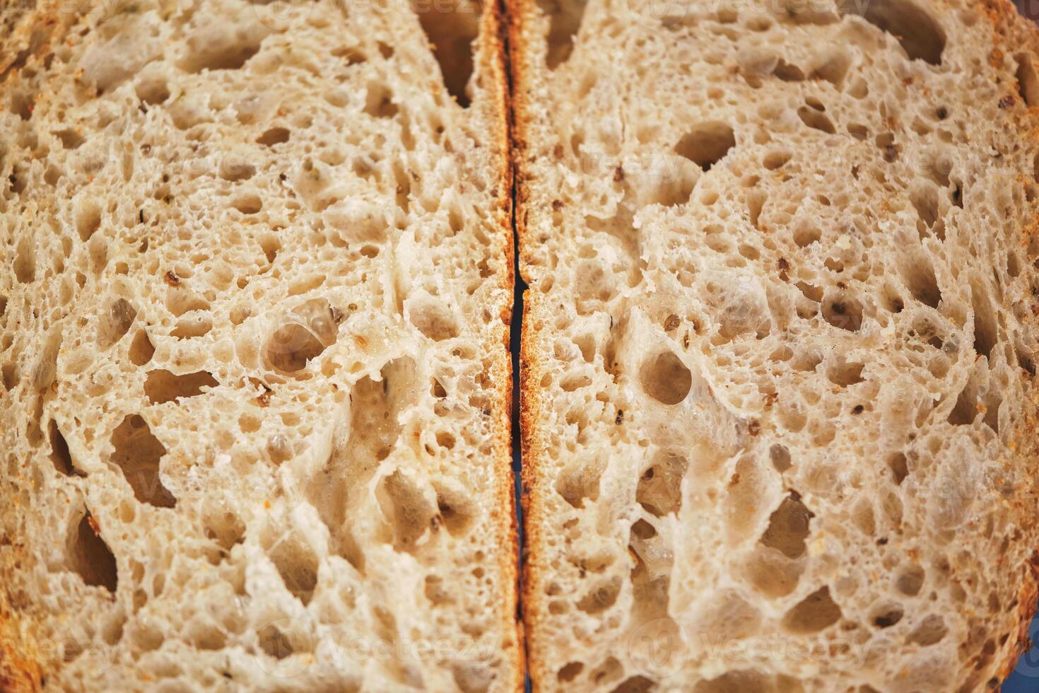 Well-fermented bread crumbs photo