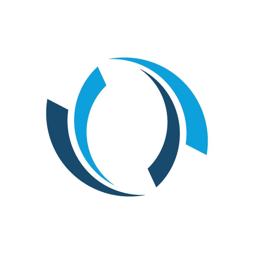 Abstract Circle Swoosh Logo Template design Illustration Design. EPS 10. vector