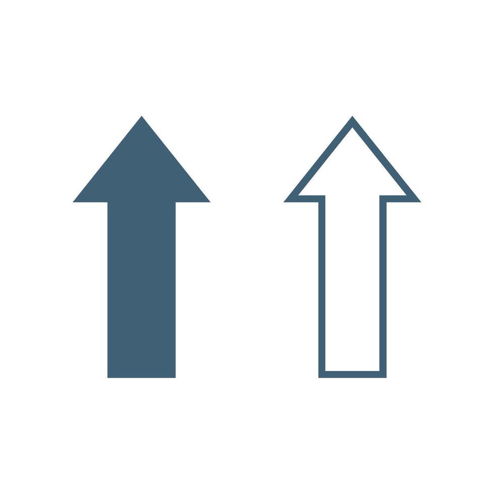Set Up Arrow logo Template Illustration Design. EPS 10. vector