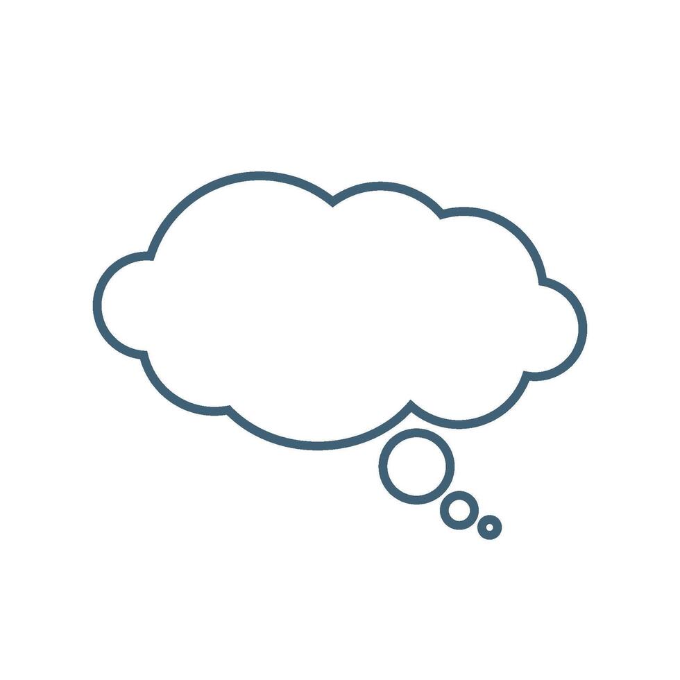 Cloud Dream Line logo Template Illustration Design. EPS 10. vector
