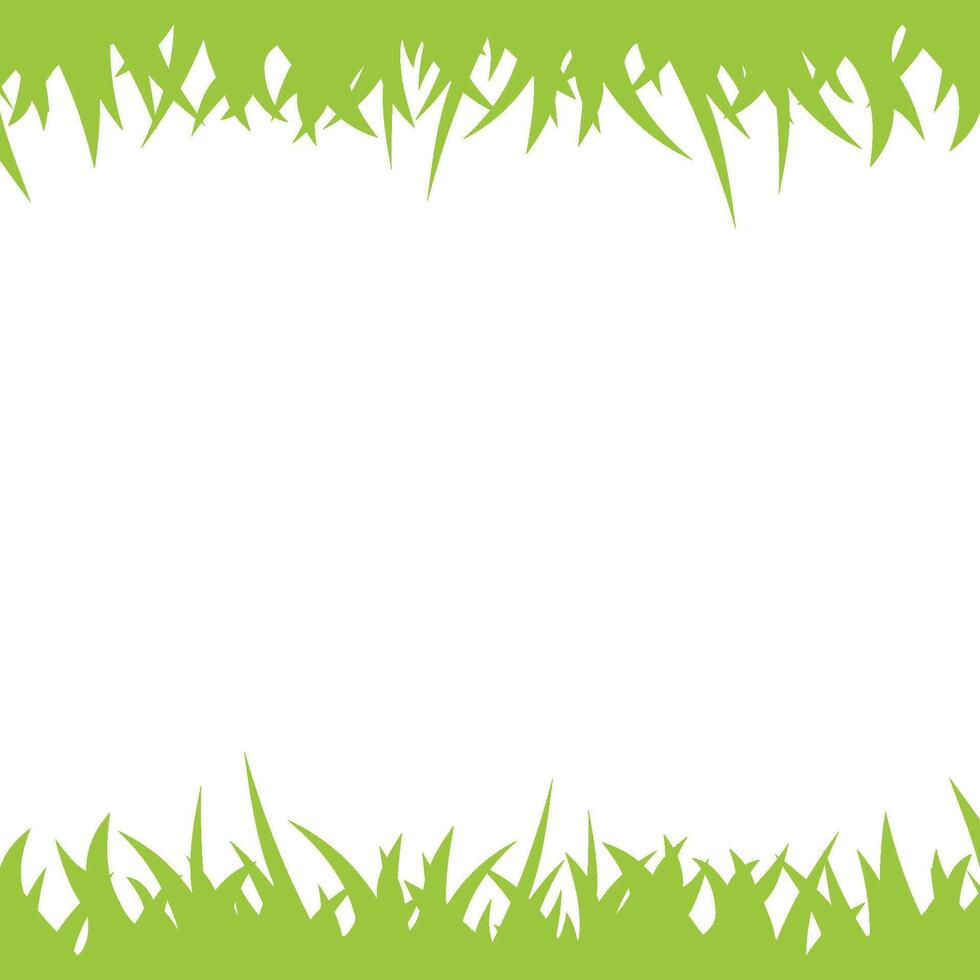 Green Grass Background Template Illustration Design. EPS 10. vector