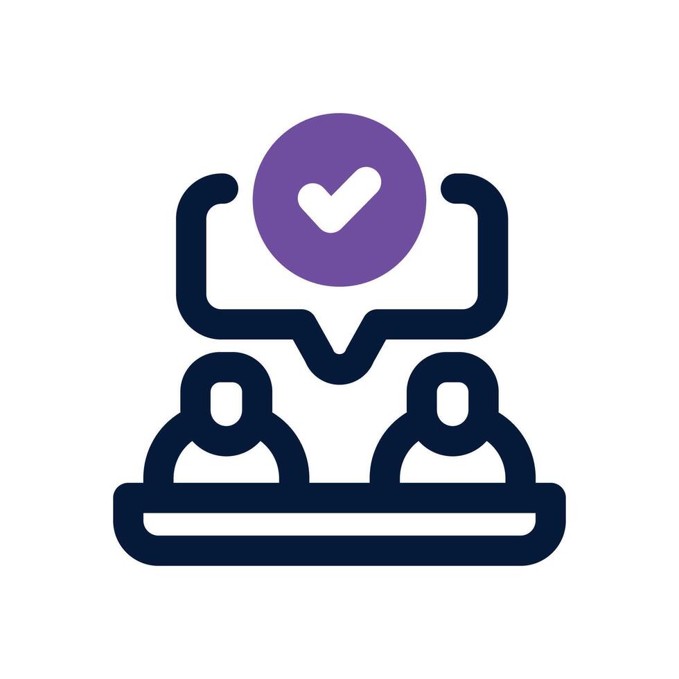 relationship dual tone icon. Sleek and modern icon for websites, mobile apps, marketing materials, and corporate design. Fully scalable and ready to use. vector