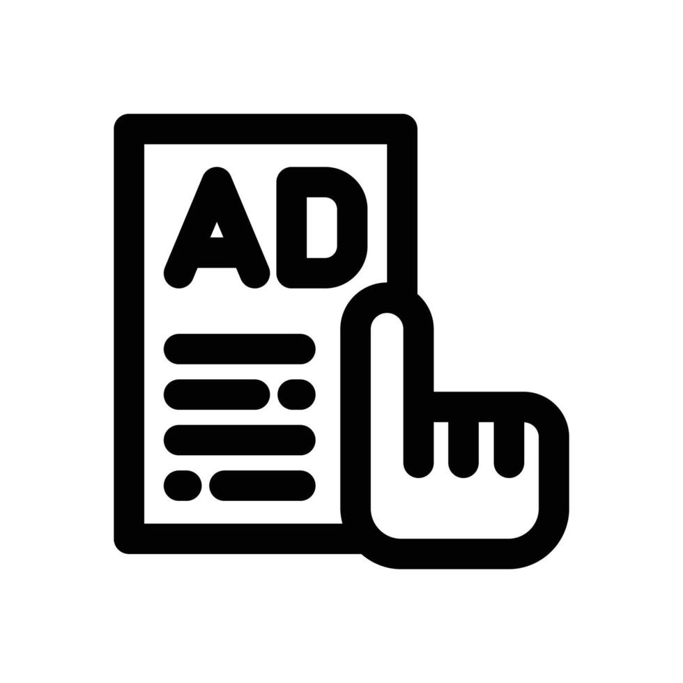 click line icon. Clean and minimalist icon for websites, mobile apps, presentations, and logos. Fully scalable and customizable for any project. vector