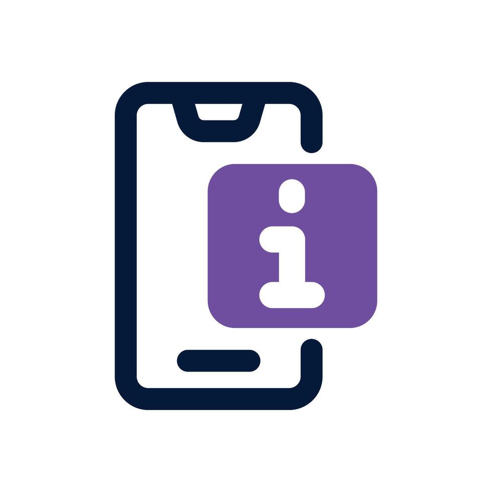 information dual tone icon. Sleek and modern icon for websites, mobile apps, marketing materials, and corporate design. Fully scalable and ready to use. vector
