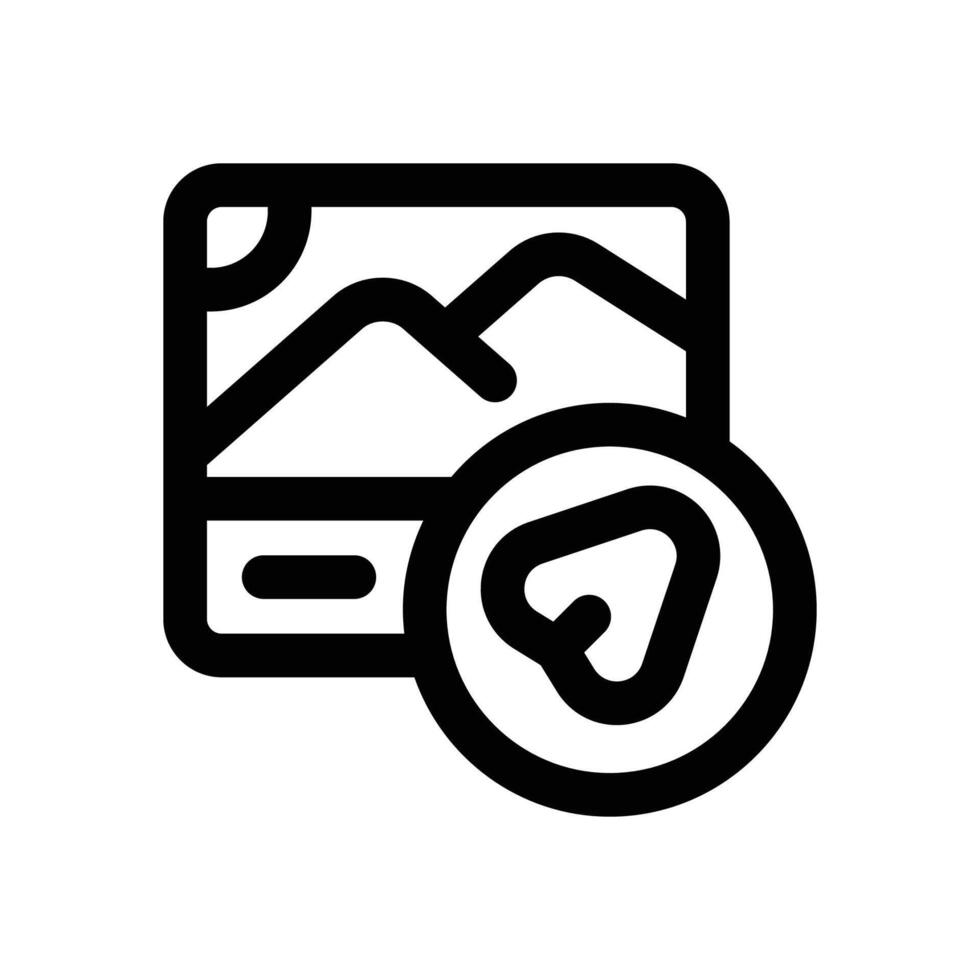 share post line icon. Clean and minimalist icon for websites, mobile apps, presentations, and logos. Fully scalable and customizable for any project. vector