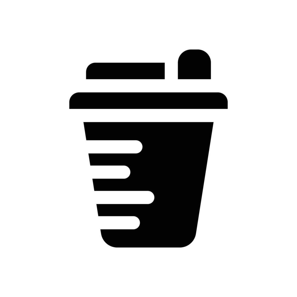 bottle glyph icon. Strong and solid icon for websites, mobile interfaces, presentations, and visual branding. High quality and easy to edit. vector