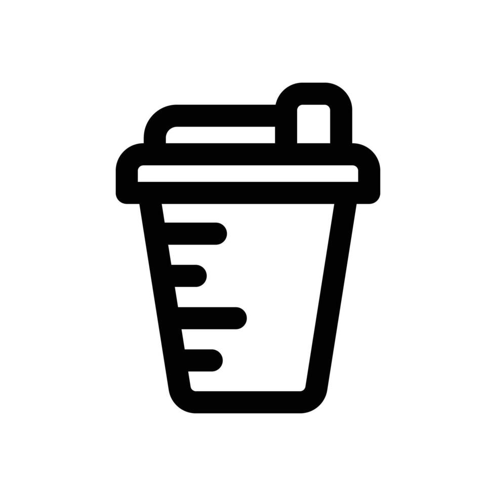bottle line icon. Clean and minimalist icon for websites, mobile apps, presentations, and logos. Fully scalable and customizable for any project. vector