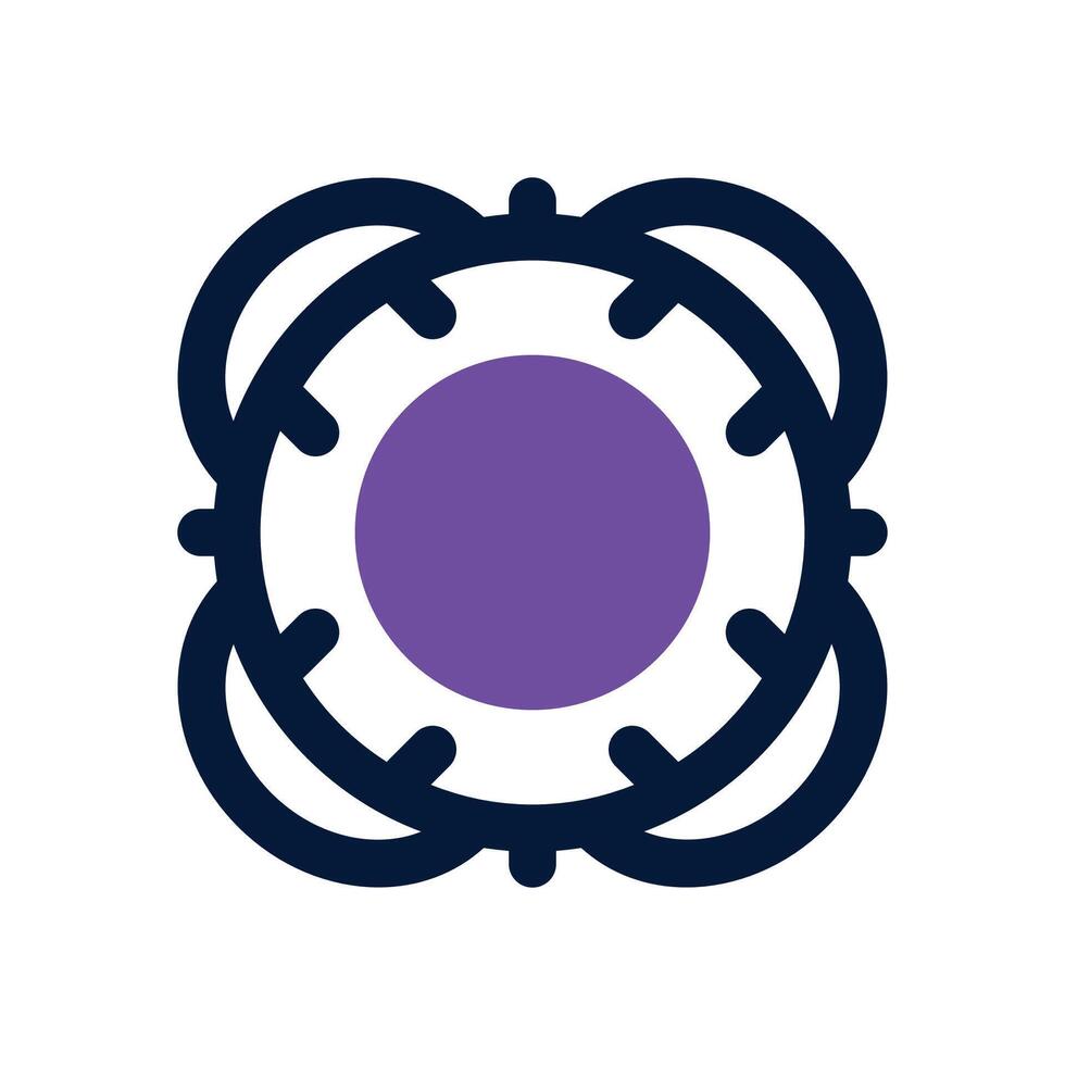 life sever dual tone icon. Sleek and modern icon for websites, mobile apps, marketing materials, and corporate design. Fully scalable and ready to use. vector