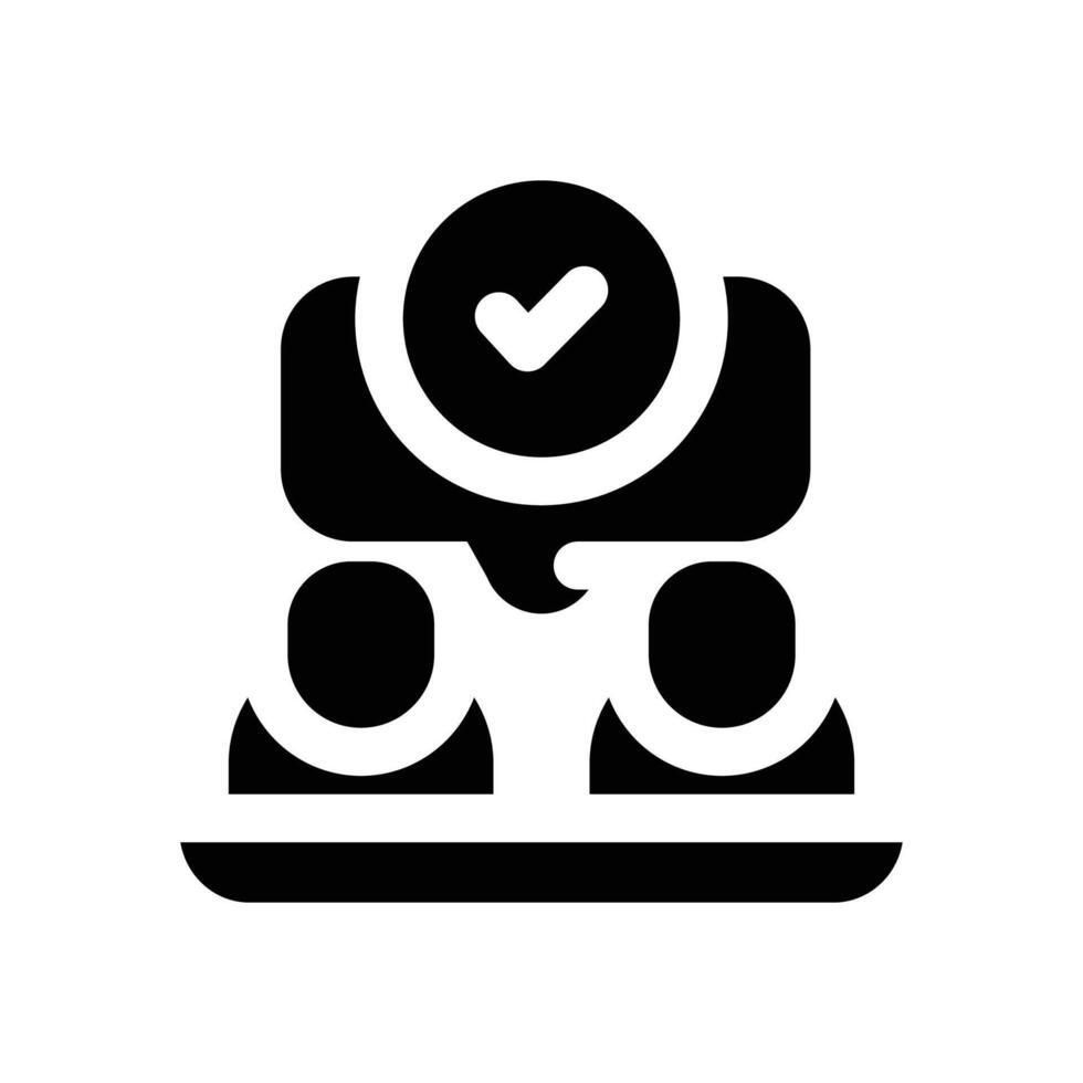 relationship glyph icon. Strong and solid icon for websites, mobile interfaces, presentations, and visual branding. High quality and easy to edit. vector