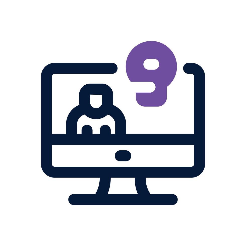 knowledge dual tone icon. Sleek and modern icon for websites, mobile apps, marketing materials, and corporate design. Fully scalable and ready to use. vector