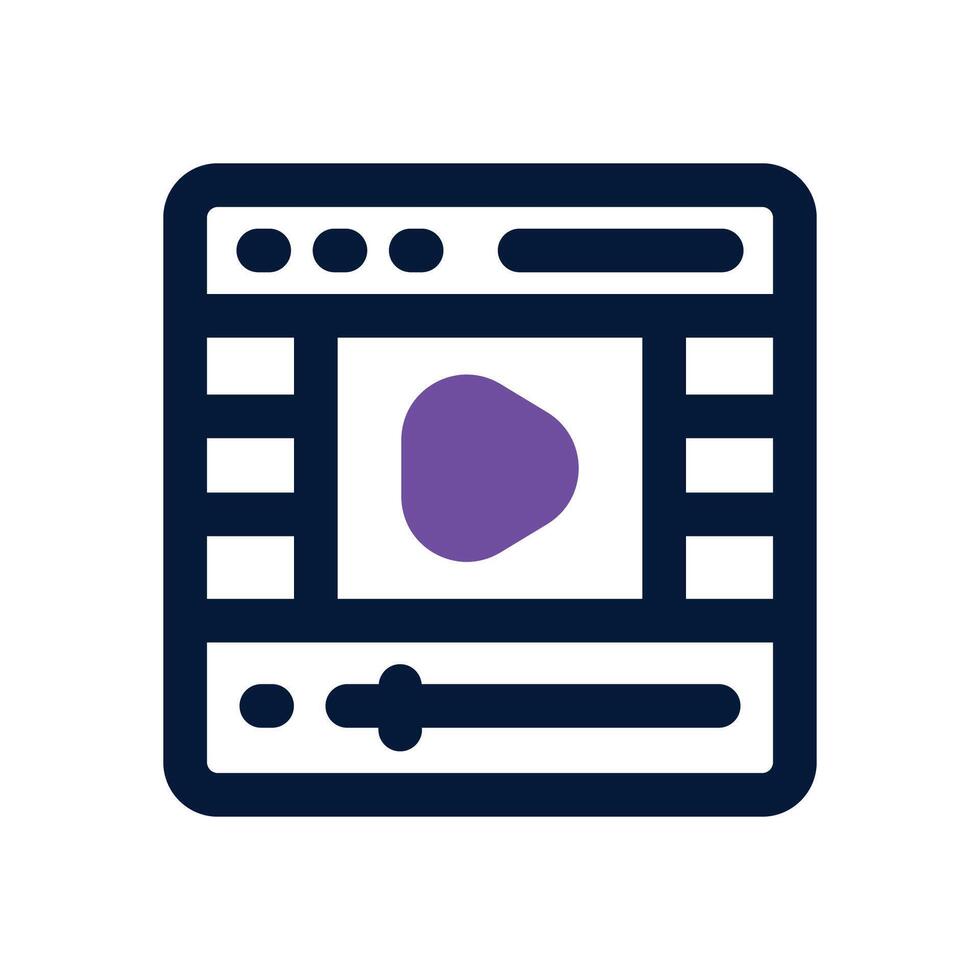 dual tone icon. Sleek and modern icon for websites, mobile apps, marketing materials, and corporate design. Fully scalable and ready to use. vector