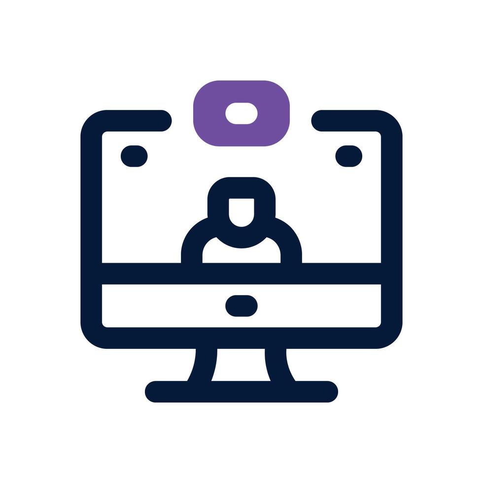 call dual tone icon. Sleek and modern icon for websites, mobile apps, marketing materials, and corporate design. Fully scalable and ready to use. vector