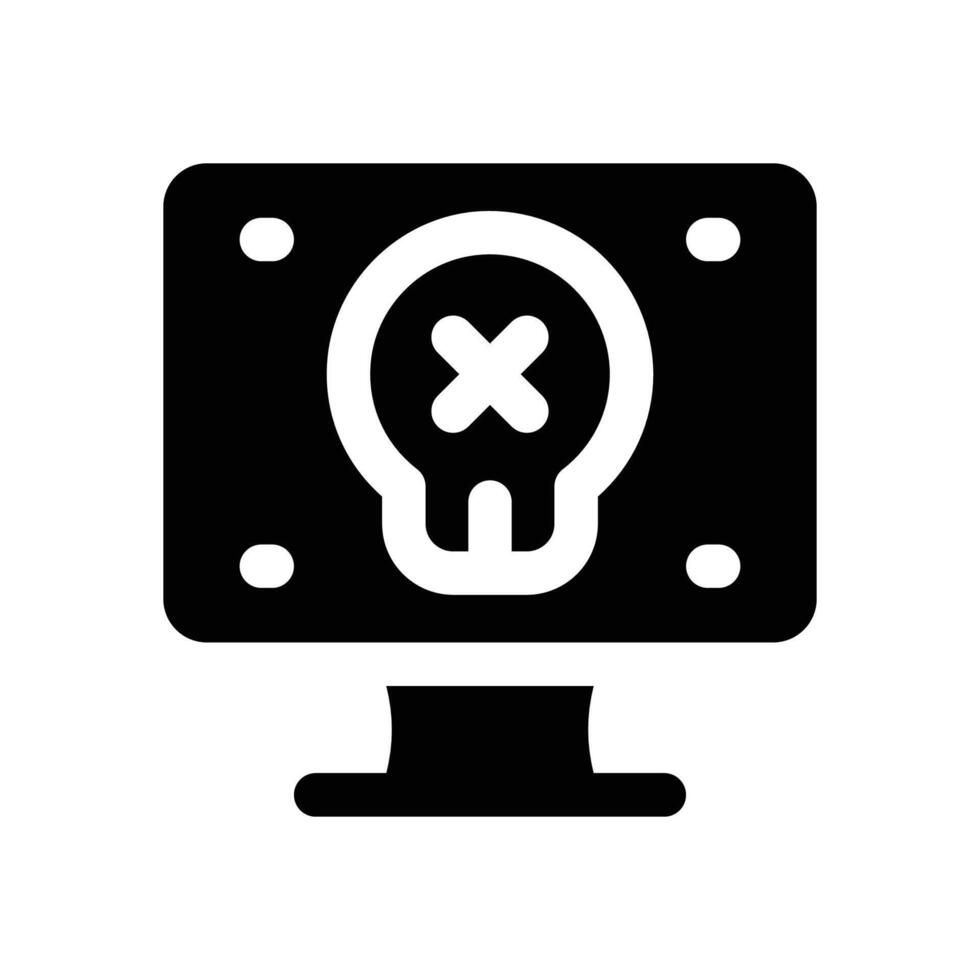 hacking glyph icon. Strong and solid icon for websites, mobile interfaces, presentations, and visual branding. High quality and easy to edit. vector