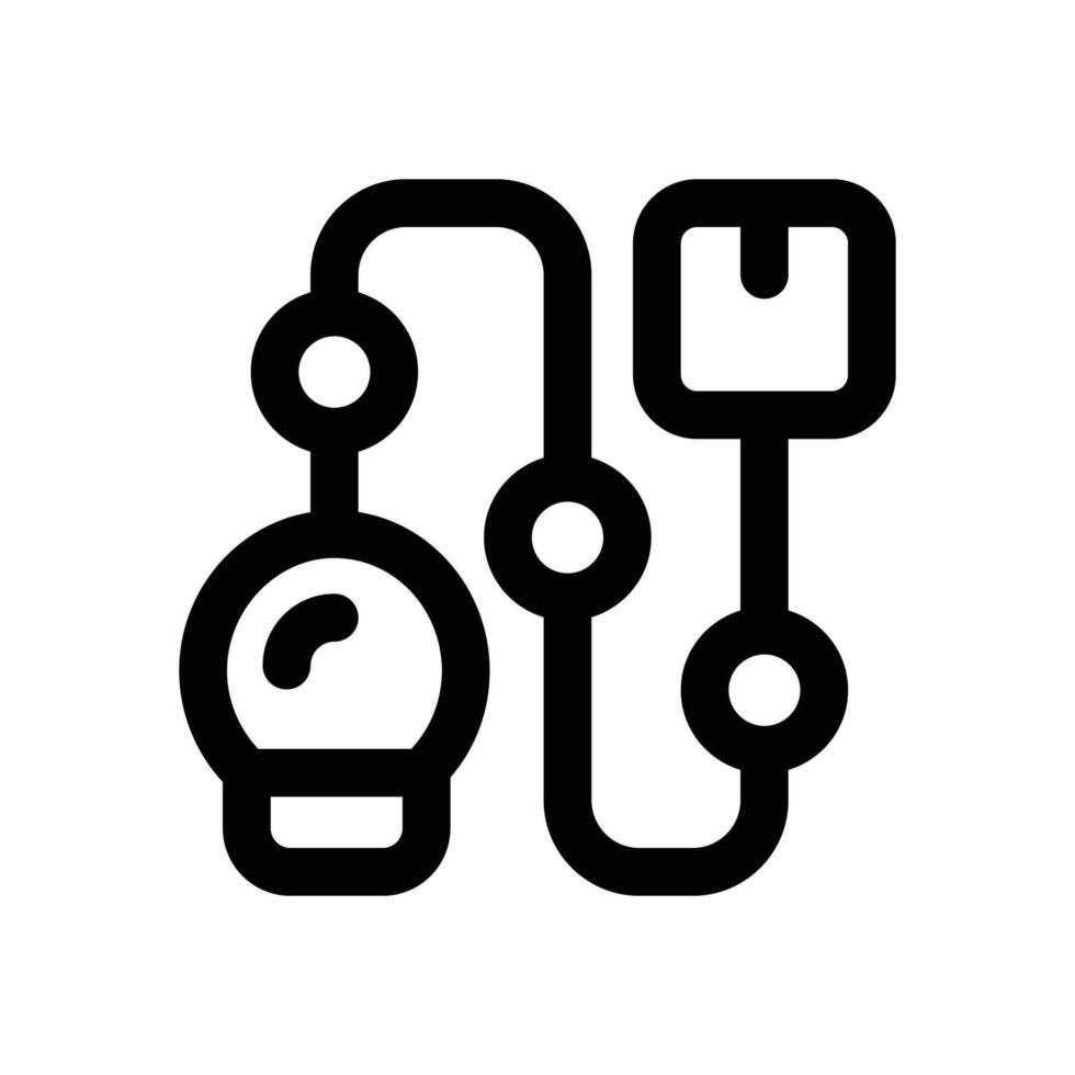 process line icon. Clean and minimalist icon for websites, mobile apps, presentations, and logos. Fully scalable and customizable for any project. vector