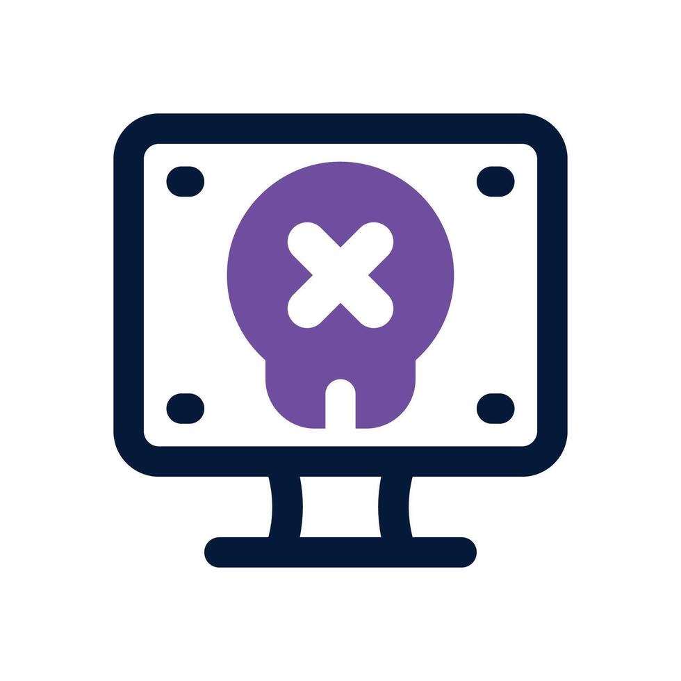 hacking dual tone icon. Sleek and modern icon for websites, mobile apps, marketing materials, and corporate design. Fully scalable and ready to use. vector