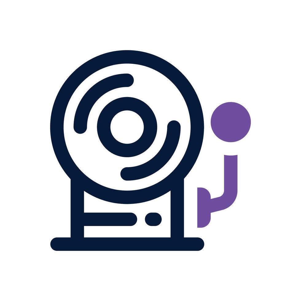 bell dual tone icon. Sleek and modern icon for websites, mobile apps, marketing materials, and corporate design. Fully scalable and ready to use. vector