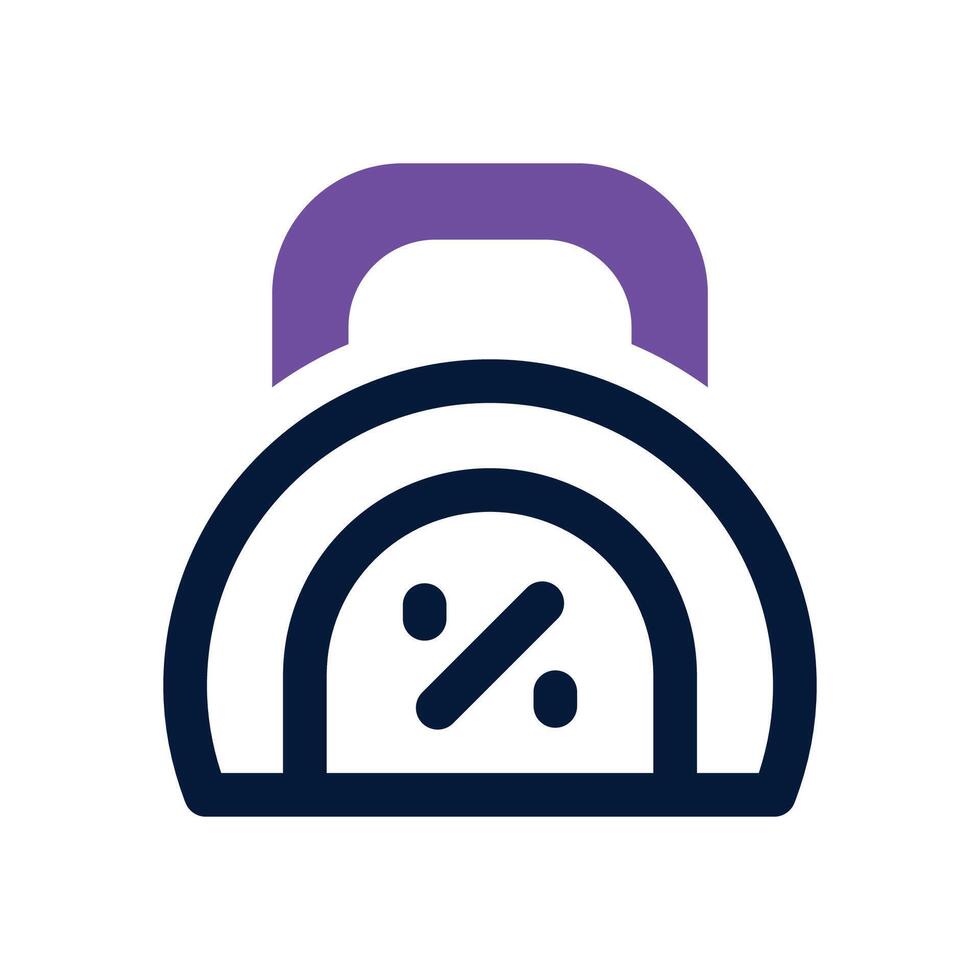 weigh scale dual tone icon. Sleek and modern icon for websites, mobile apps, marketing materials, and corporate design. Fully scalable and ready to use. vector