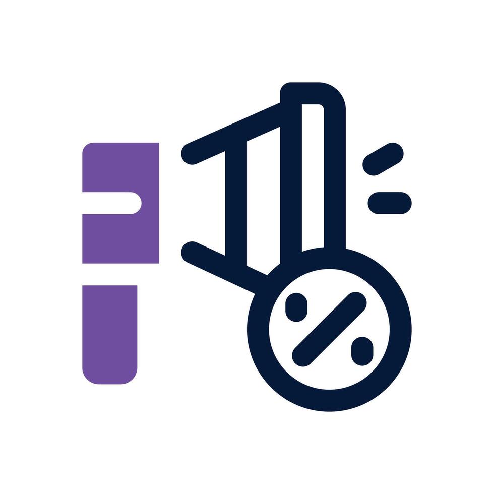 megaphone dual tone icon. Sleek and modern icon for websites, mobile apps, marketing materials, and corporate design. Fully scalable and ready to use. vector