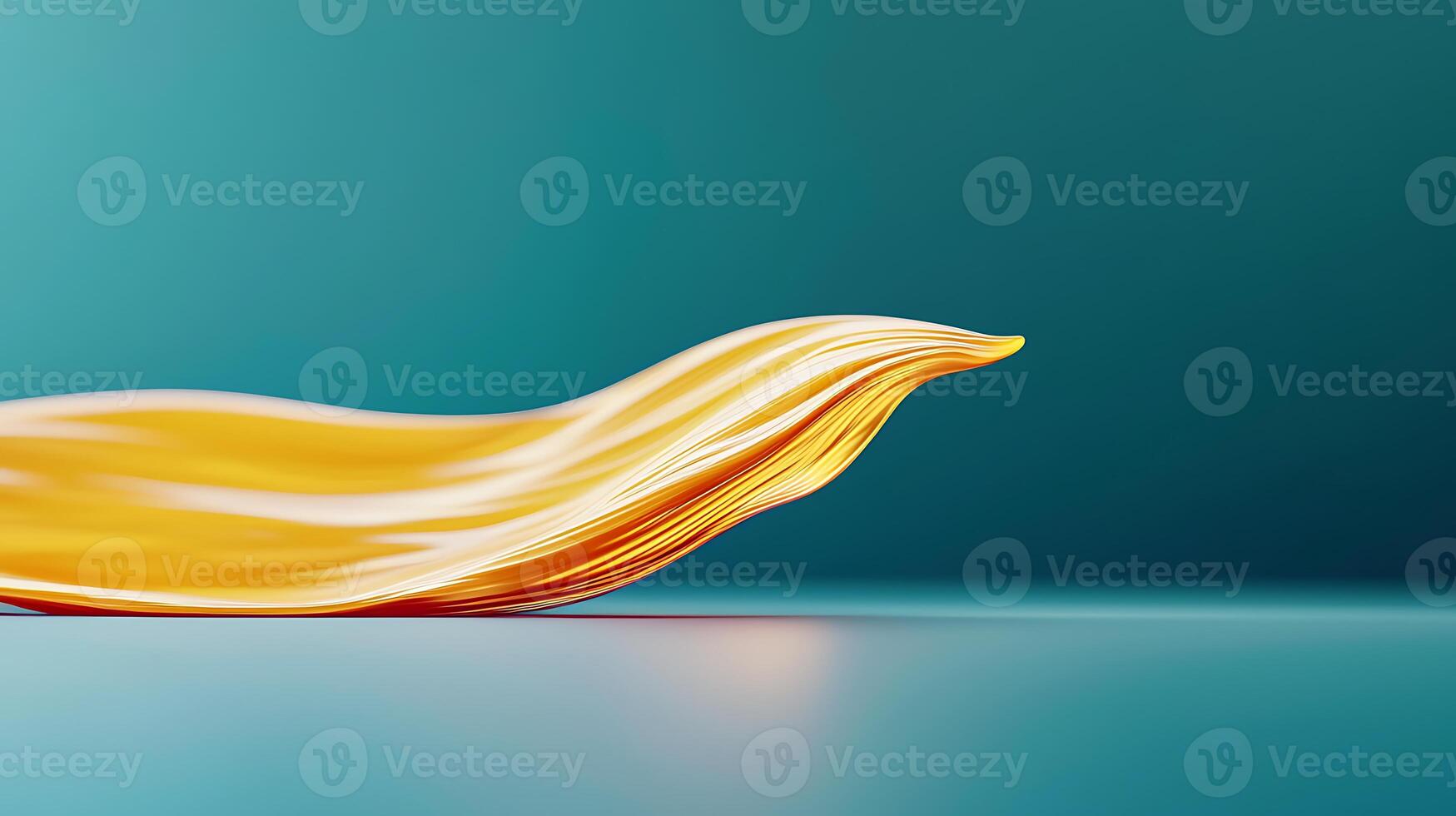 Abstract flowing shapes in vibrant colors creating a dynamic visual effect on a smooth surface photo