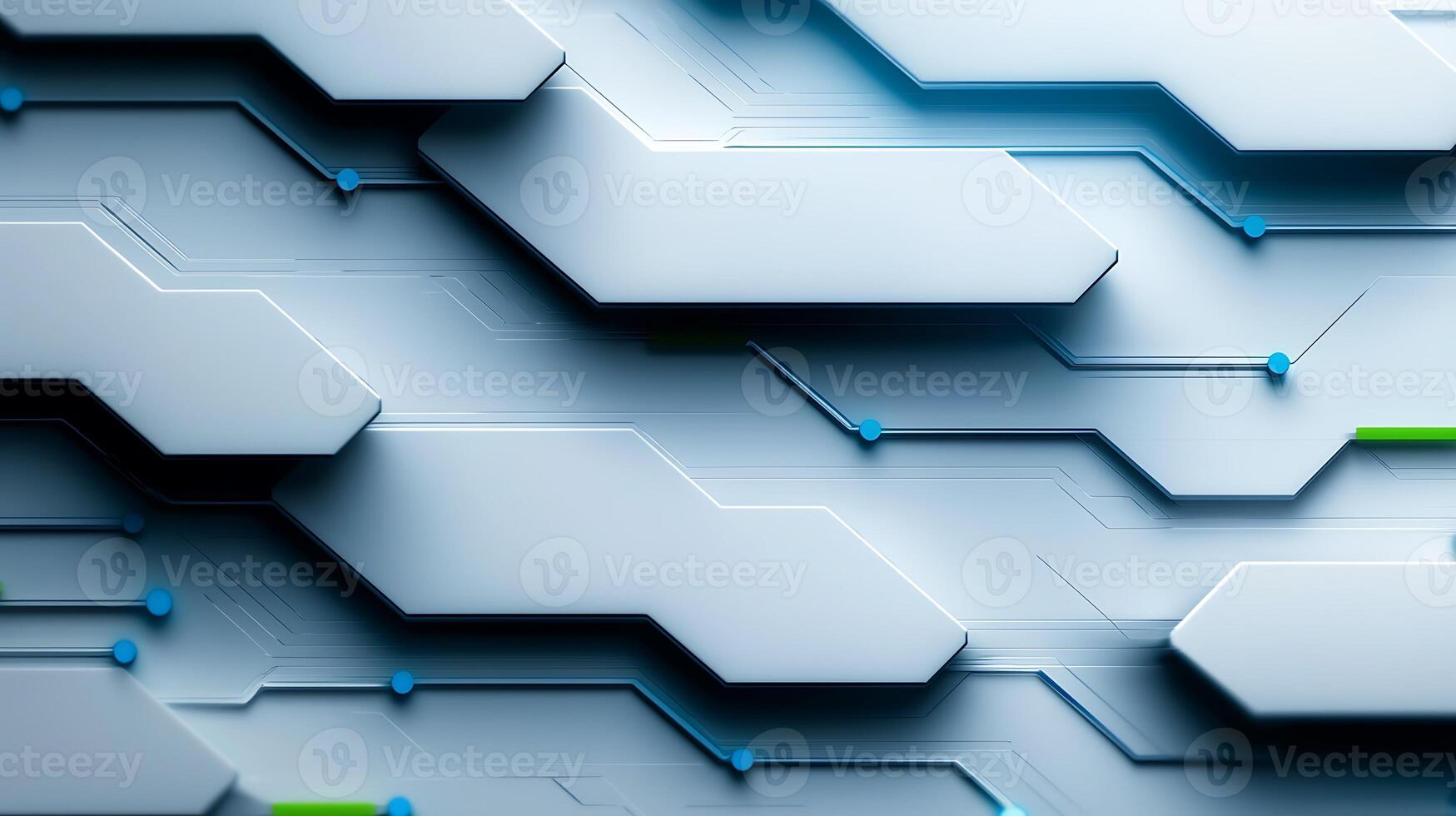 Abstract geometric pattern featuring layered shapes and vibrant accents in a modern design photo