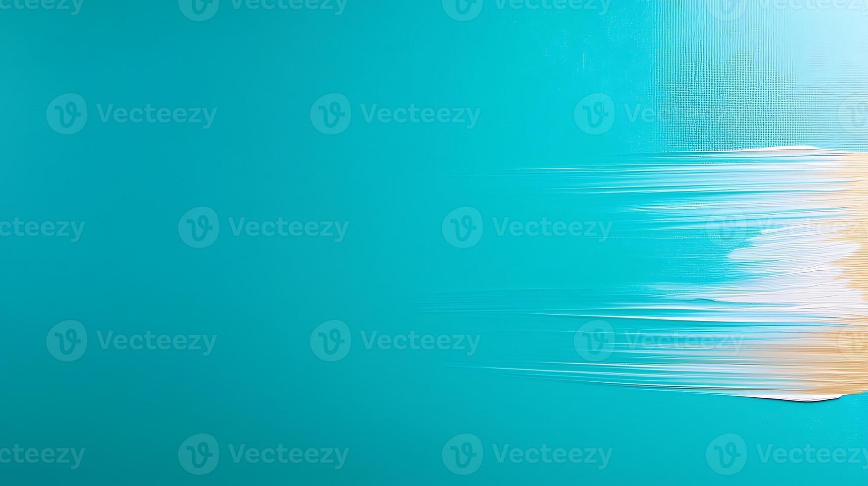 Abstract motion blur of colors on a vibrant turquoise background, suggesting speed and creativity photo