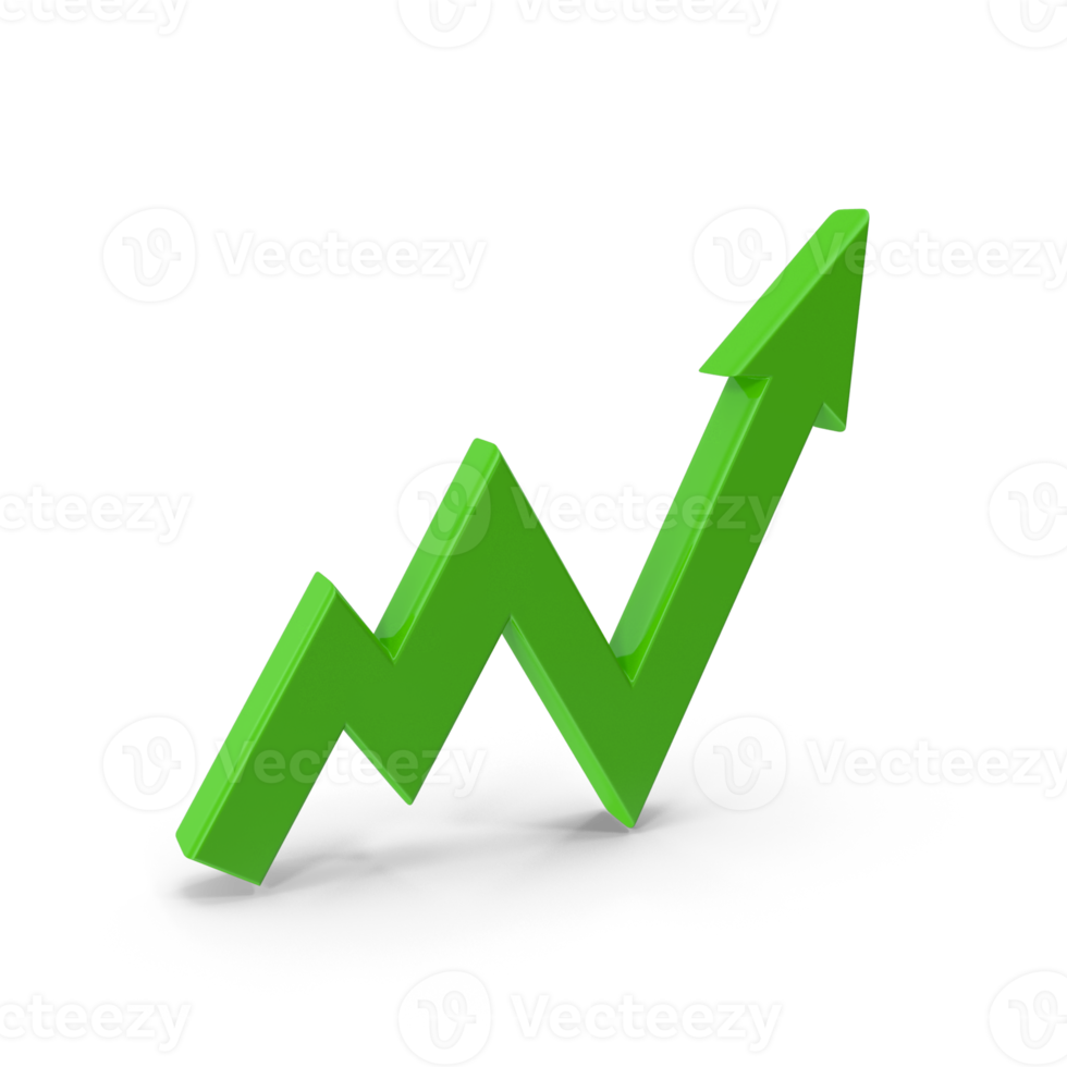 Green upward arrow png