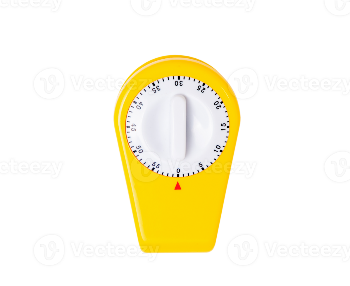 Yellow kitchen timer in the form of a clothespin, for precise keeping of cooking time, isolated on transparent background, a simple but effective tool for time management in the kitchen, png
