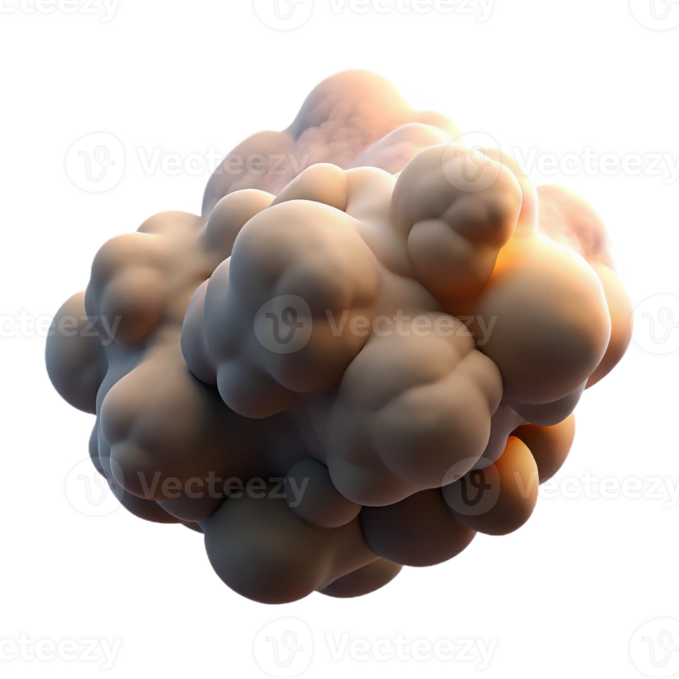 magnificent creative A cloud of swirling smoke and dust in muted, earthy tones, lit by a dim, atmospheric light, with a mysterious, abstract style original png