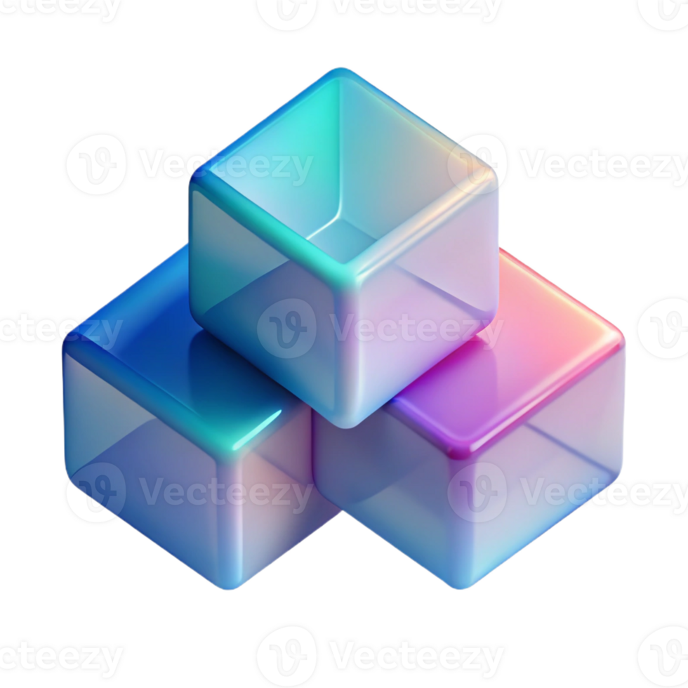wonderful rustic A series of overlapping, translucent planes in cool, gradient colors, lit by a soft, diffused light, with a minimalist, geometric style genuine png