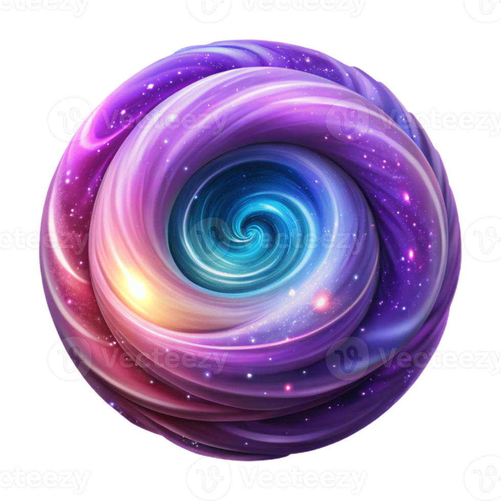 vibrant artistic A vortex of swirling galaxies and nebulae, depicted in vibrant cosmic colors, with a sense of depth and vastness, rendered in a painterly style high resolution png