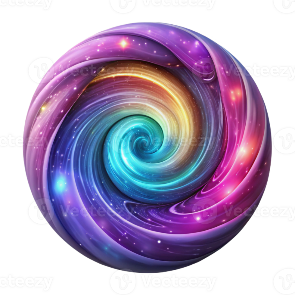 elegant minimalist A vortex of swirling galaxies and nebulae, depicted in vibrant cosmic colors, with a sense of depth and vastness, rendered in a painterly style 4K png