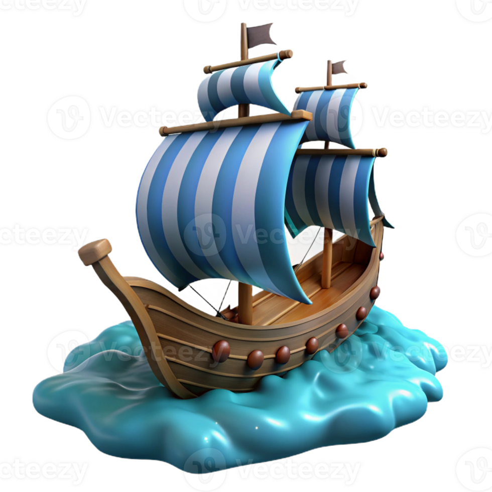 stunning creative A Phoenician ship sailing on a stormy sea, dark and dramatic lighting, realistic style, detailed png