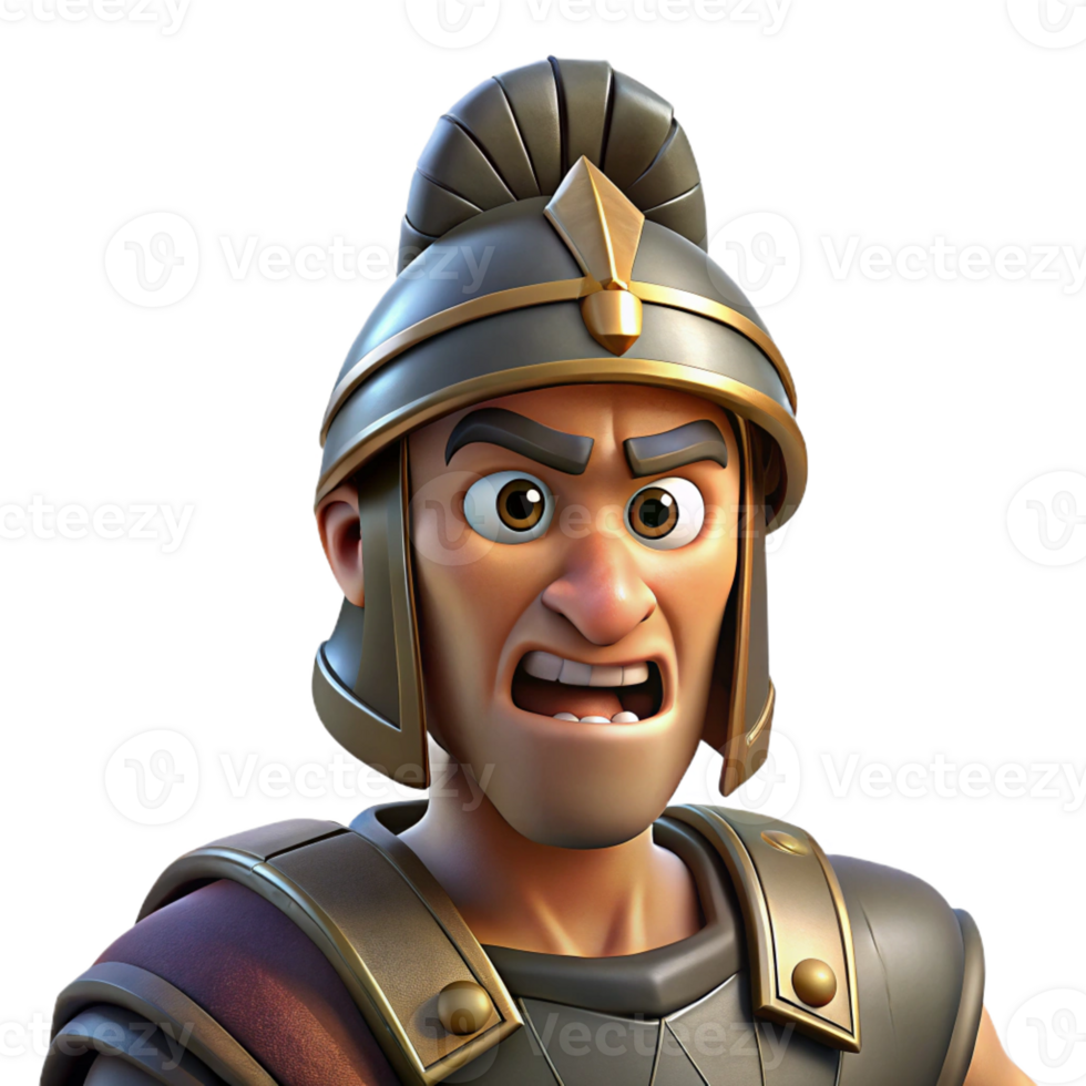 vibrant contemporary An ancient Iberian warrior with a distinctive helmet, fierce expression, dramatic lighting, realistic style, professional png