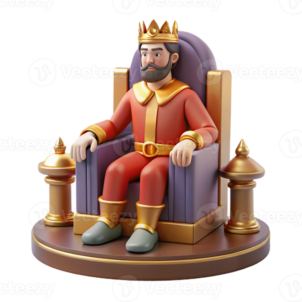 wonderful traditional A Lydian king seated on a throne, opulent surroundings, soft lighting, realistic style, 4K png