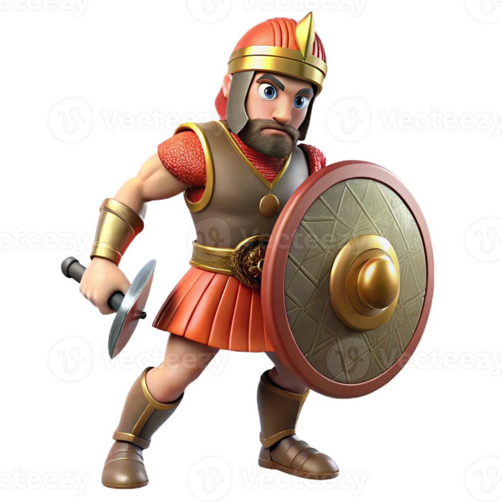 extraordinary minimalist An ancient Albanian warrior with a shield, defensive stance, dramatic lighting, realistic style, authentic png