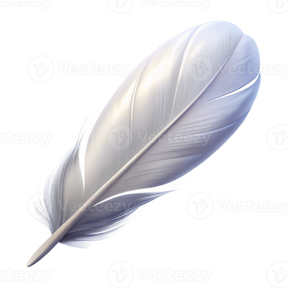 stunning minimalist A floating feather, white and delicate, soft ambient light, gentle motion blur, minimalist ethereal style high resolution png