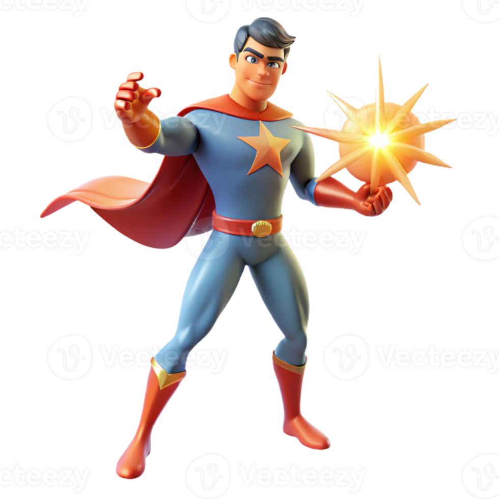 vibrant traditional A superhero with the ability to manipulate light, creating dazzling displays, abstract art style premium png