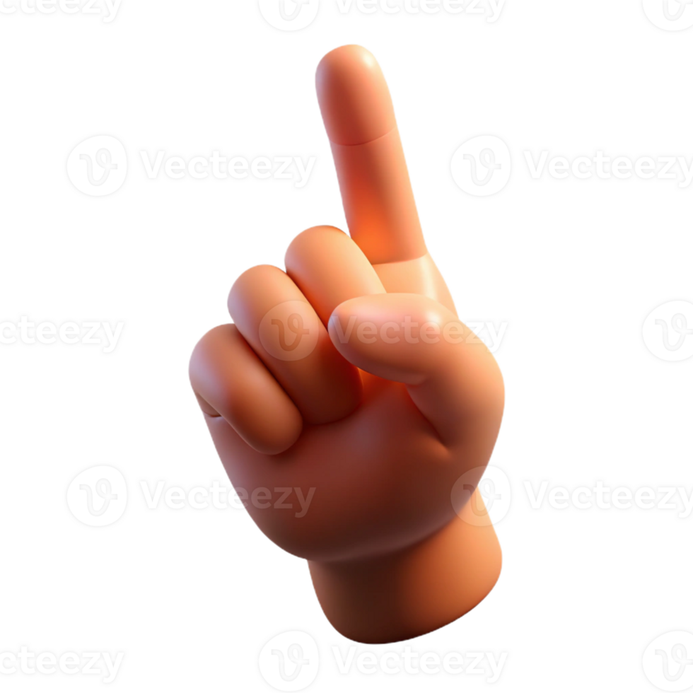 serene classic A human finger pointing upwards, realistic rendering, dramatic spotlight from above, minimalist gesture study high quality png