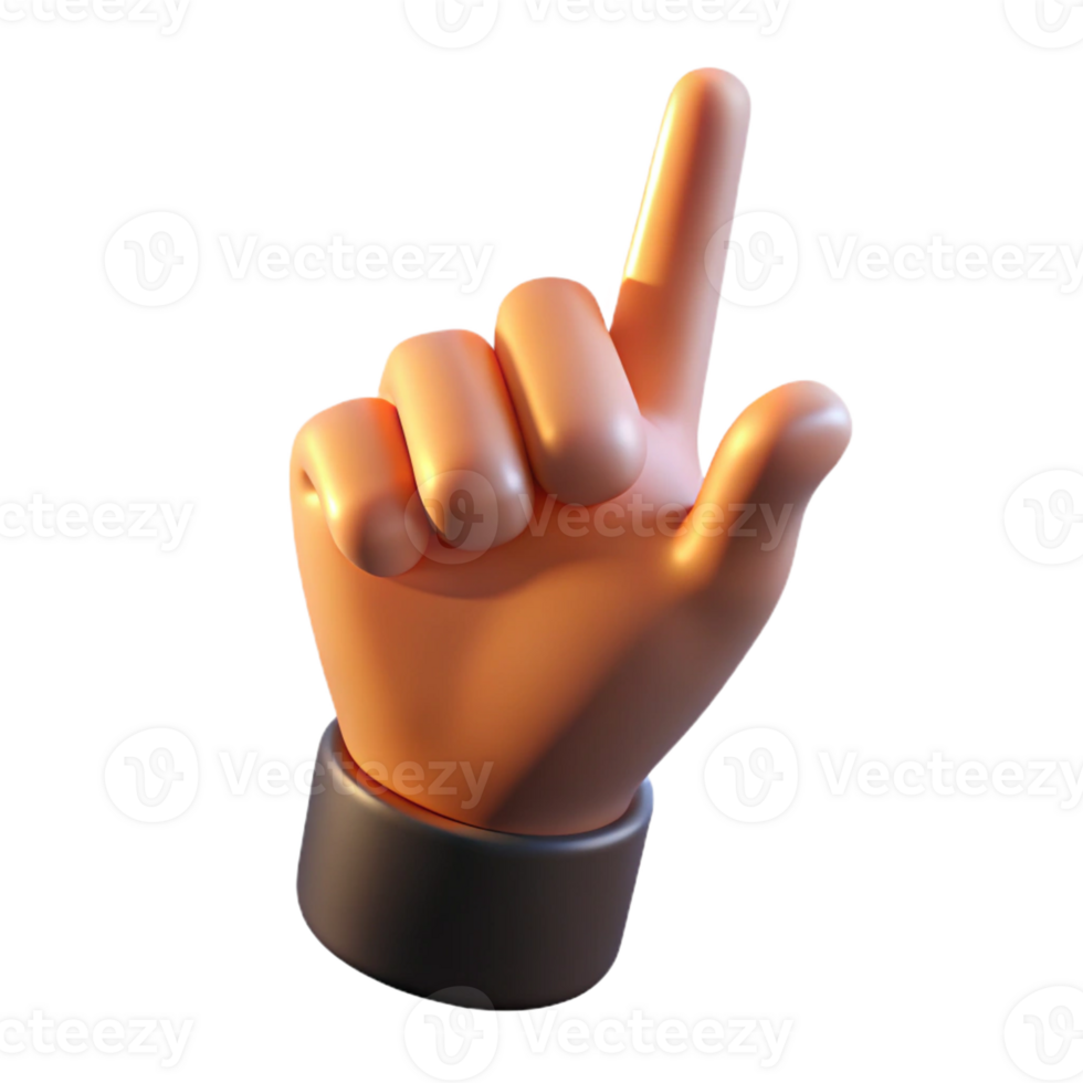 vibrant minimalist A human finger pointing upwards, realistic rendering, dramatic spotlight from above, minimalist gesture study 4K png
