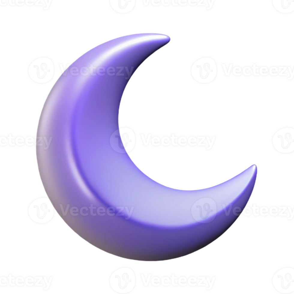 magnificent classic A crescent moon, highly detailed surface, dark, starry background, minimalist celestial theme premium png