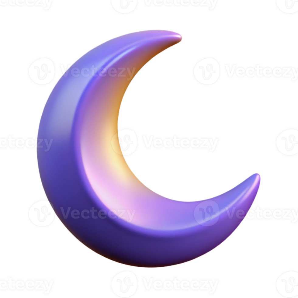 serene contemporary A crescent moon, highly detailed surface, dark, starry background, minimalist celestial theme premium png