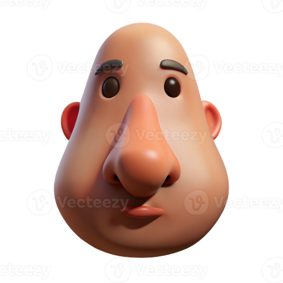 impressive minimalist A human nose, realistically rendered, soft diffused light, subtle shadows, minimalist portrait study premium png