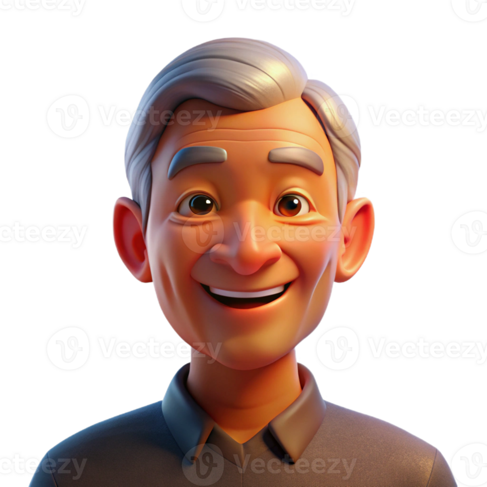 serene classic Portrait of an elderly man with deep wrinkles and a kind smile, illuminated by warm candlelight, in a hyperrealistic style genuine png