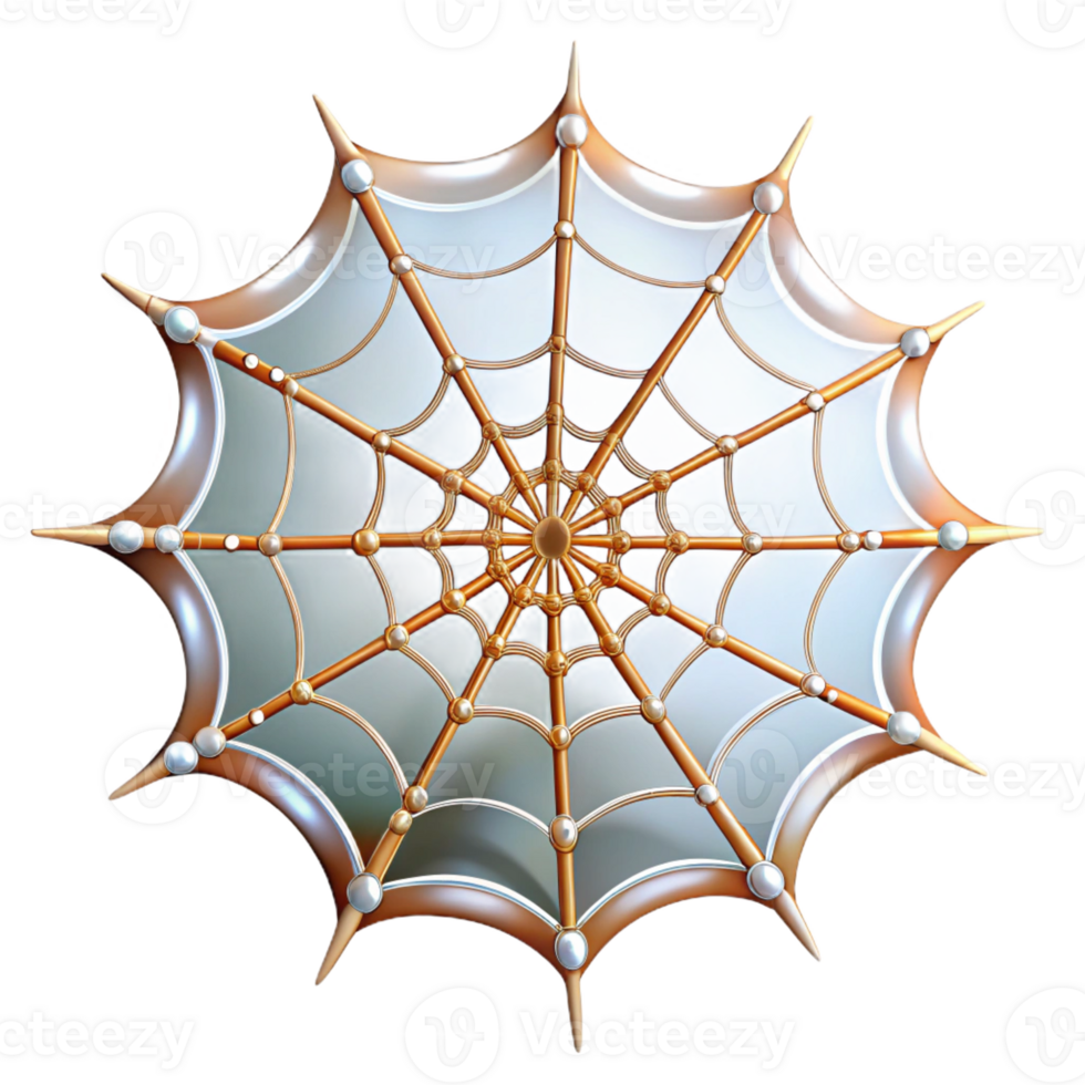 elegant creative A delicate spider web glistening with morning dew, intricate details, soft backlighting exclusive png