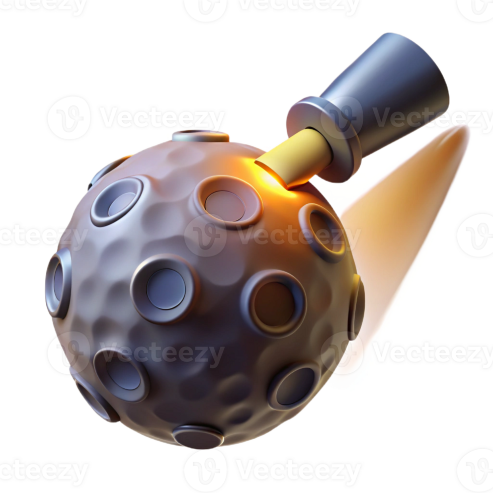 serene artistic A small, spherical probe exploring the surface of a comet, illuminated by the bright light of the sun. Photorealistic style, scientific accuracy exclusive png