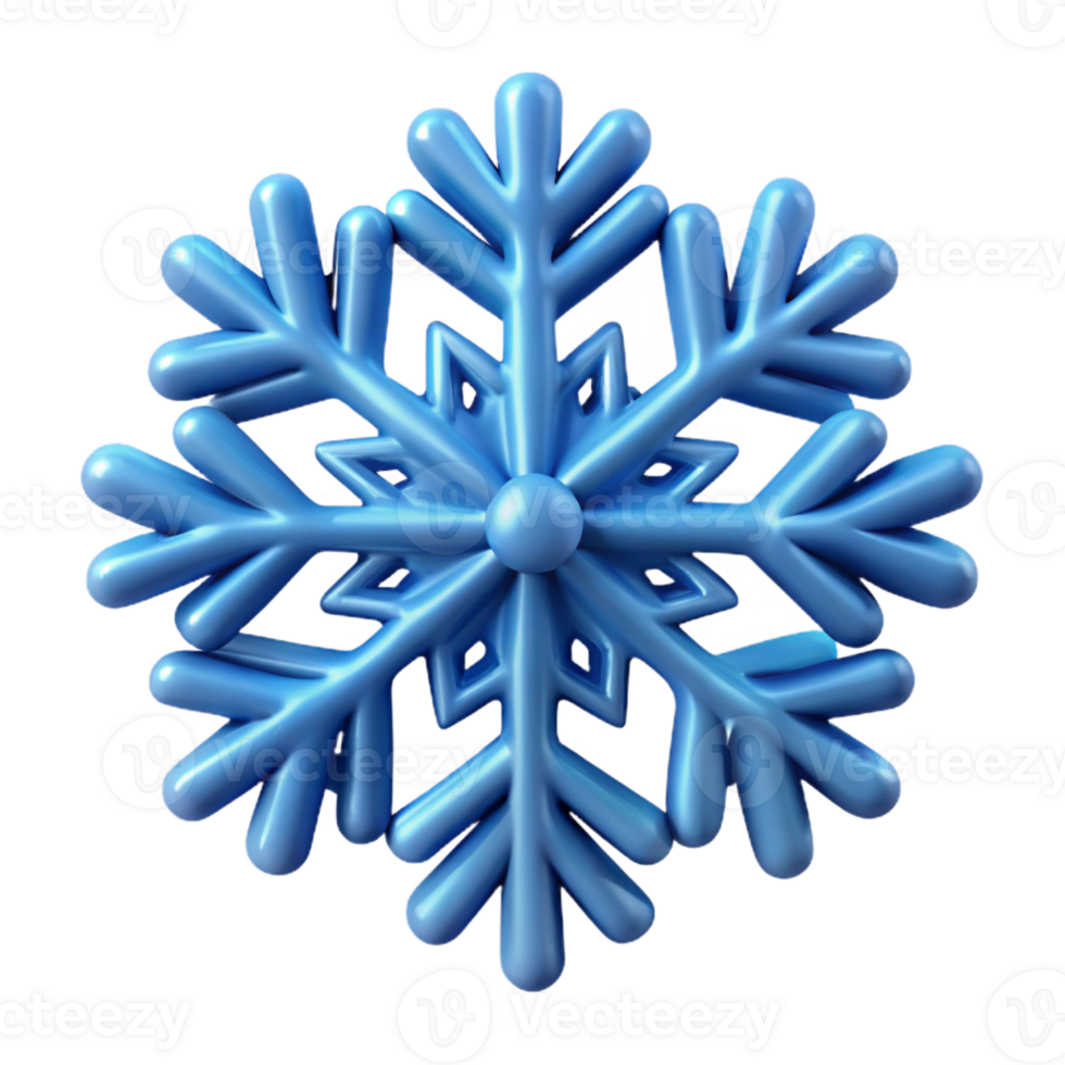 impressive minimalist A single, perfect snowflake, intricately detailed, against a dark blue background. Macro photography style exclusive png