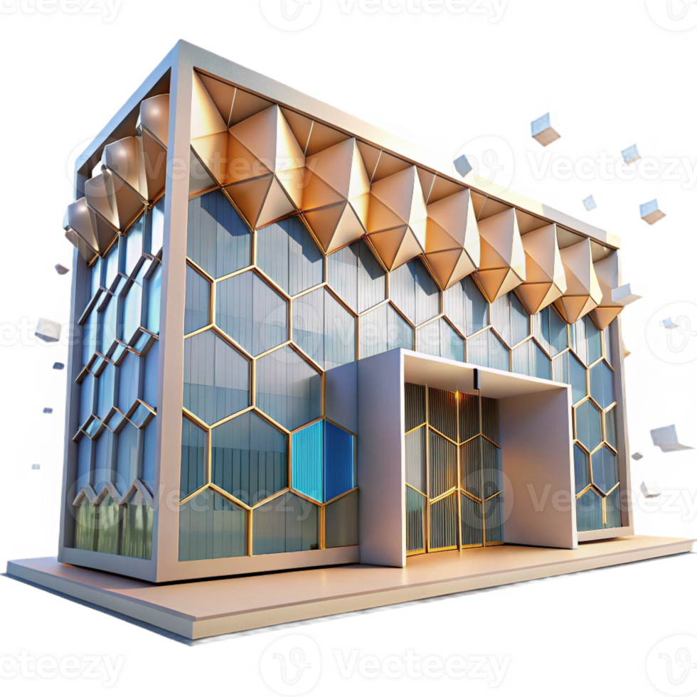 extraordinary classic Kinetic architecture facade, moving panels, dynamic patterns, interactive design, digital rendering, original png