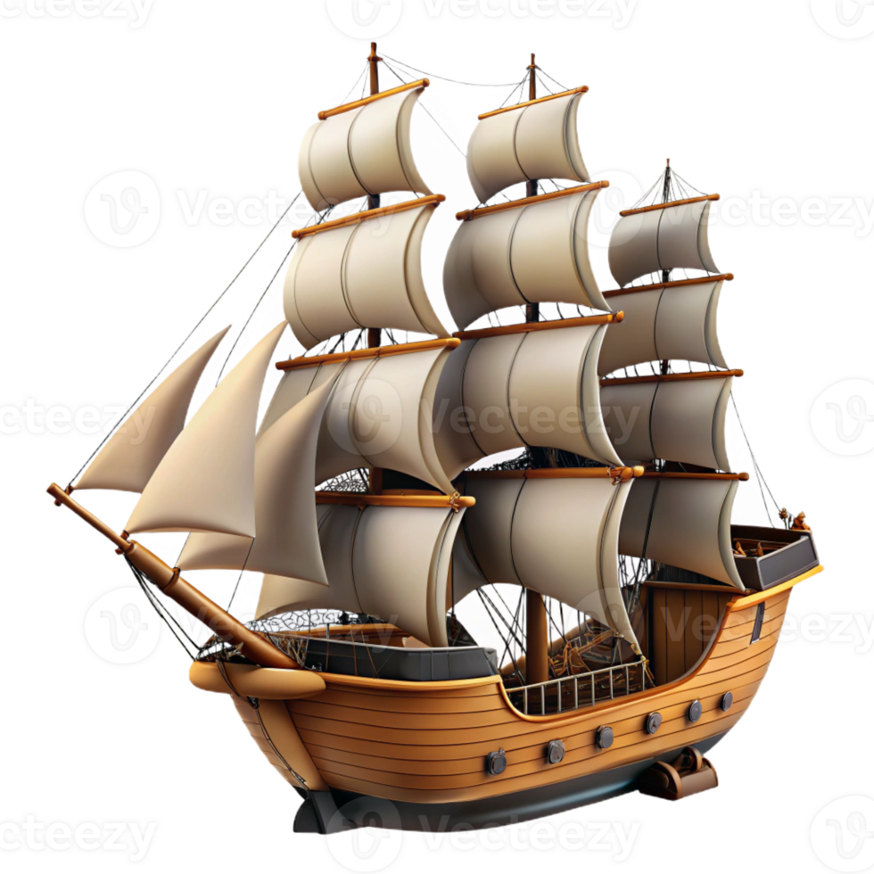 serene vintage A woodcut print of a vintage sailing ship, bold lines and textures, high contrast lighting, expressionist style 4K png