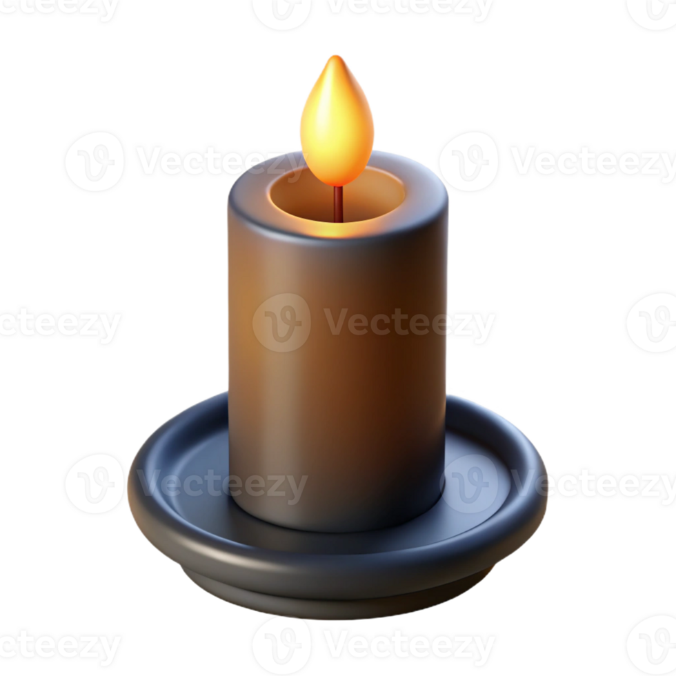 beautiful creative A single, flickering candle illuminating a dark and cramped room, claustrophobic and unsettling, warm candlelight original png