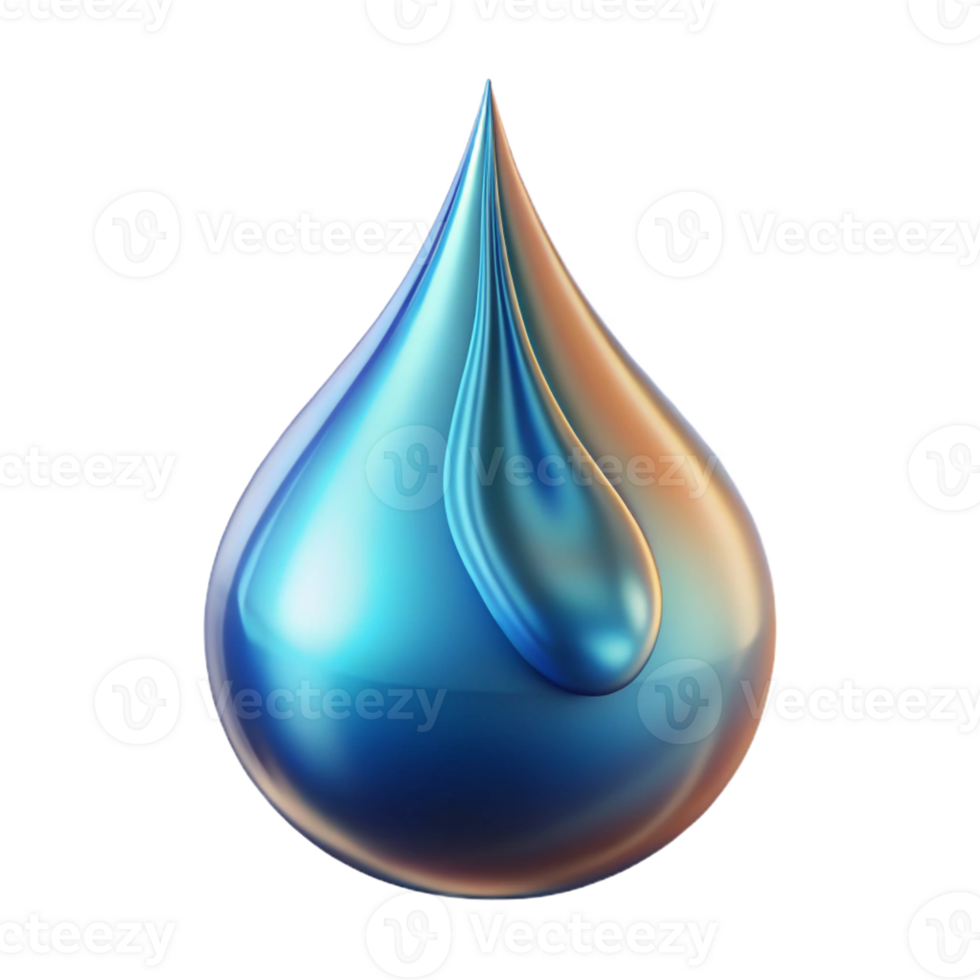 beautiful classic A single, falling drop of ink in water, creating intricate patterns, illuminated by a backlight. Minimalist fluid art high resolution png